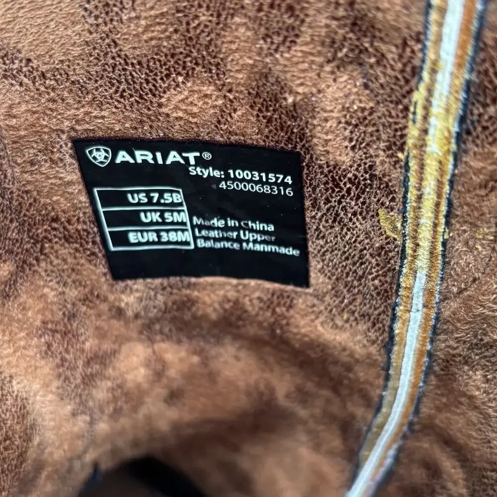 Ariat Round Up Bella Western Bootie Women’s Size 7.5B - Picture 8 of 10